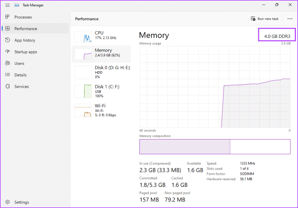 5 modi migliori per verificare il tipo di RAM nel PC su Windows 10 e Windows 11