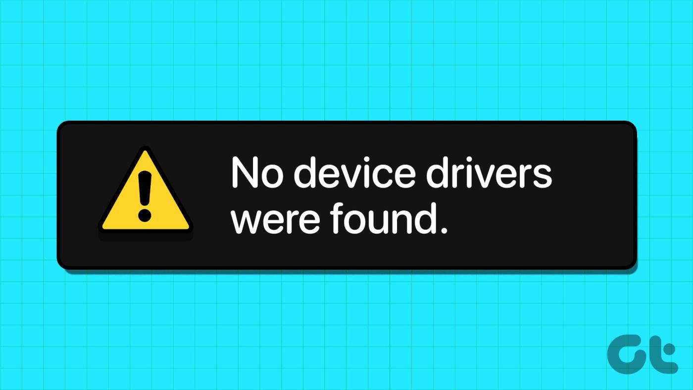 Le 7 principali correzioni per il messaggio "Nessun driver di dispositivo trovato" durante l'installazione di Windows 10 o 11