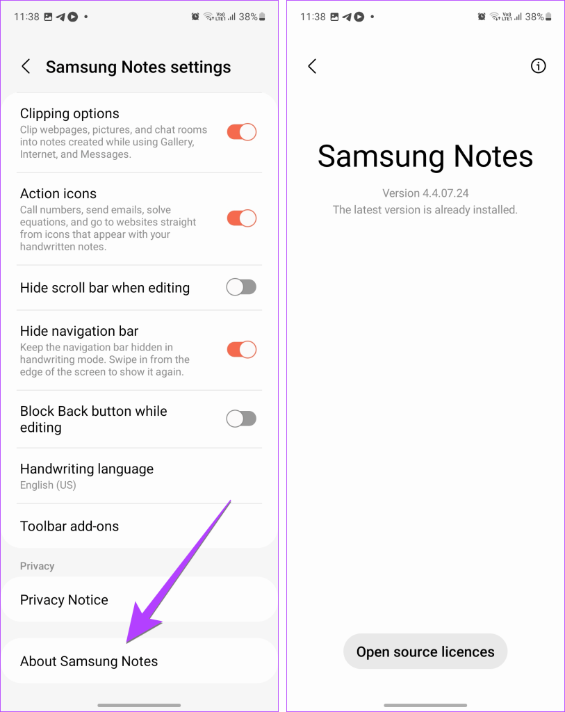 12 formas de reparar la aplicación Samsung Notes que no funciona o falla