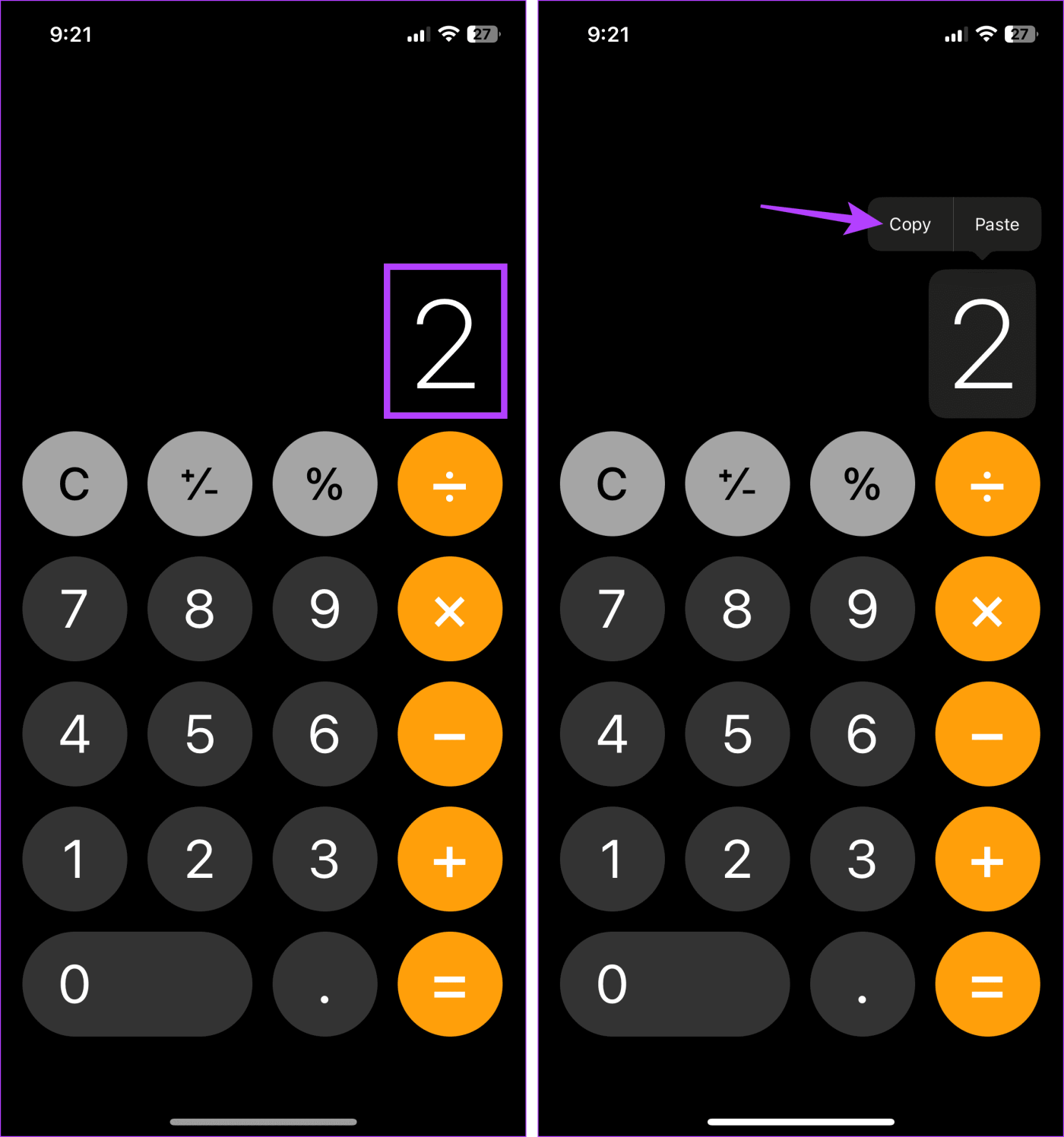 5 maneiras de ver o histórico da calculadora no iPhone
