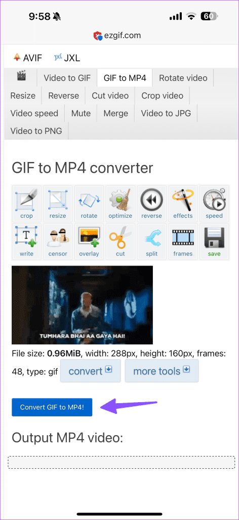 在 iPhone 上將 GIF 轉換為 MP4 的 4 種常用方法