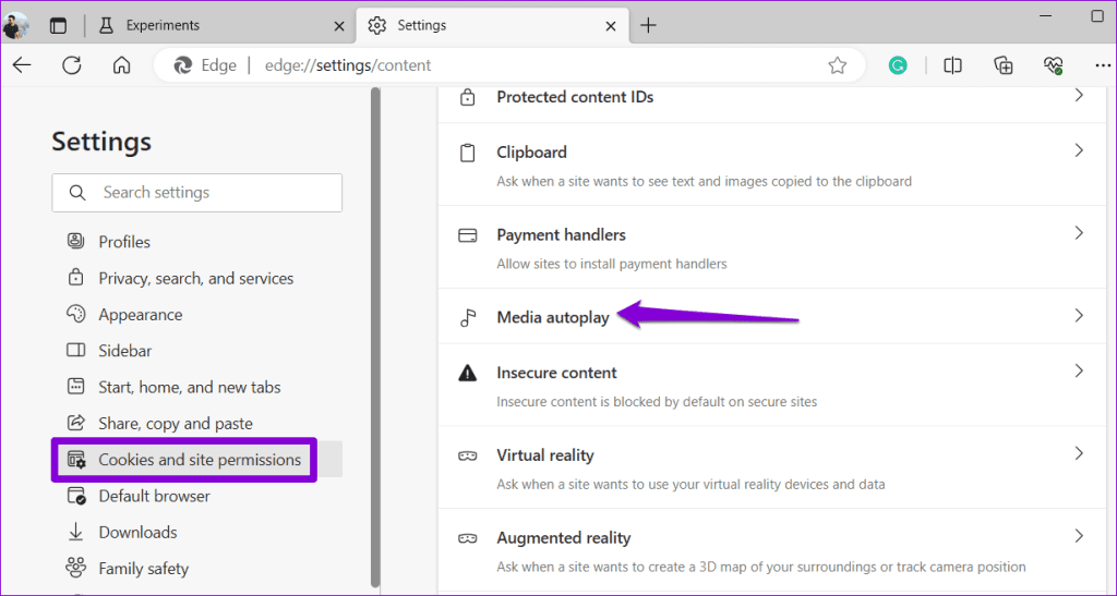 Comment désactiver la lecture automatique de l'audio et des vidéos dans Microsoft Edge