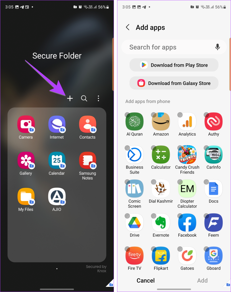 So blenden Sie Apps auf Samsung Galaxy-Telefonen aus oder ein