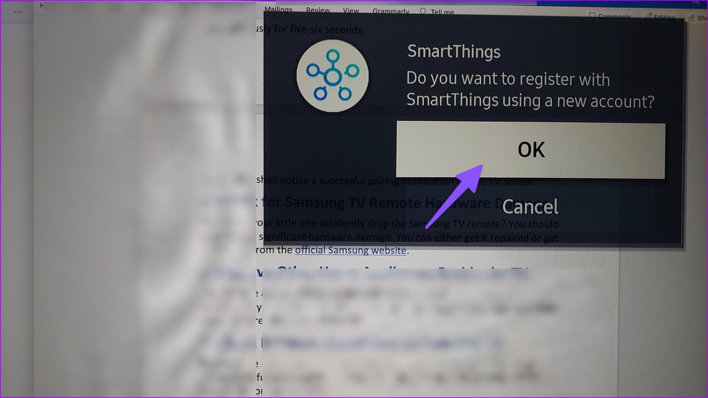 2 maneiras de corrigir o problema do controle remoto da TV Samsung que não funciona