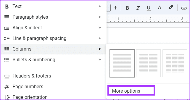 Come creare e modificare colonne di testo in Google Documenti
