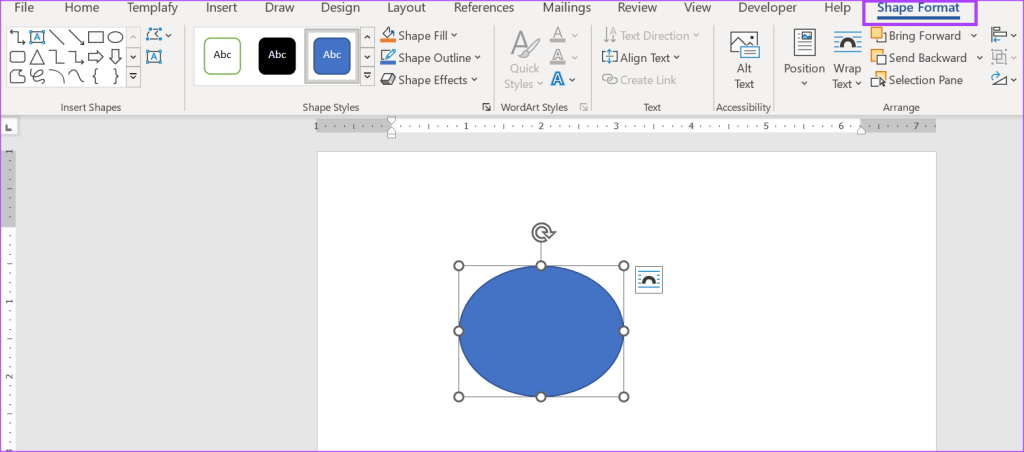 วิธีเพิ่มและแก้ไขรูปร่างใน Microsoft Word