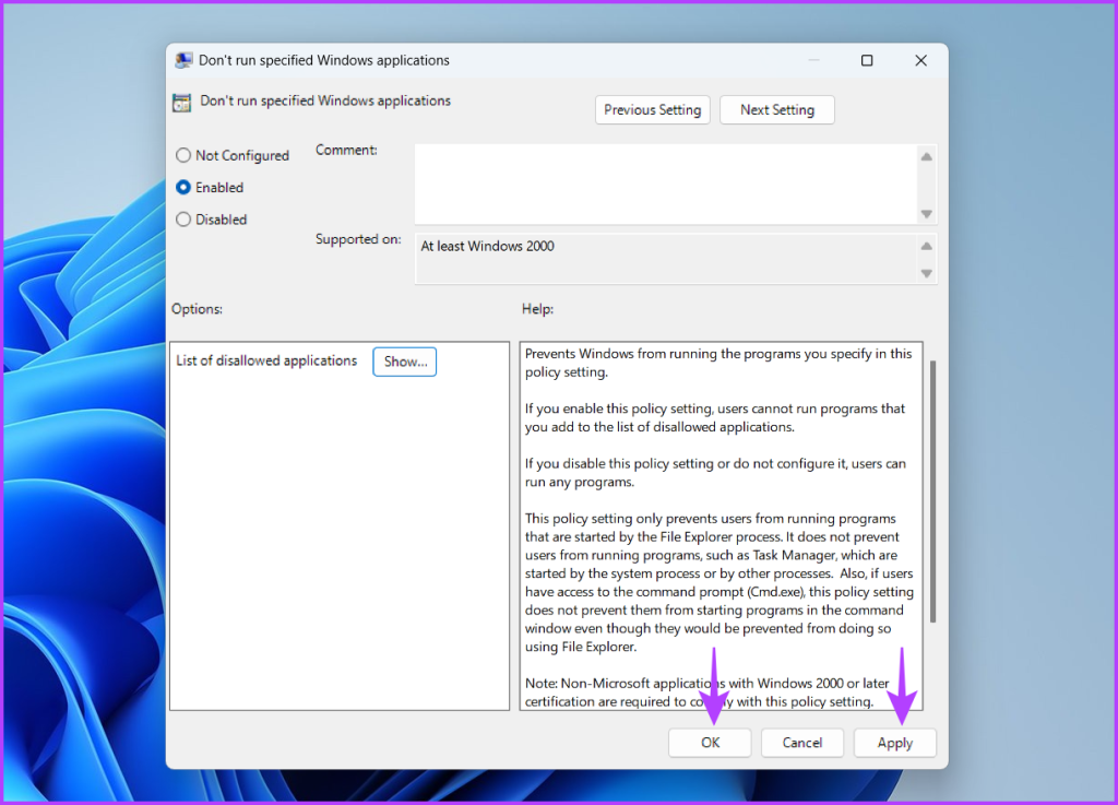 2 meilleures façons de désactiver l'invite de commande et Windows PowerShell sur Windows 11