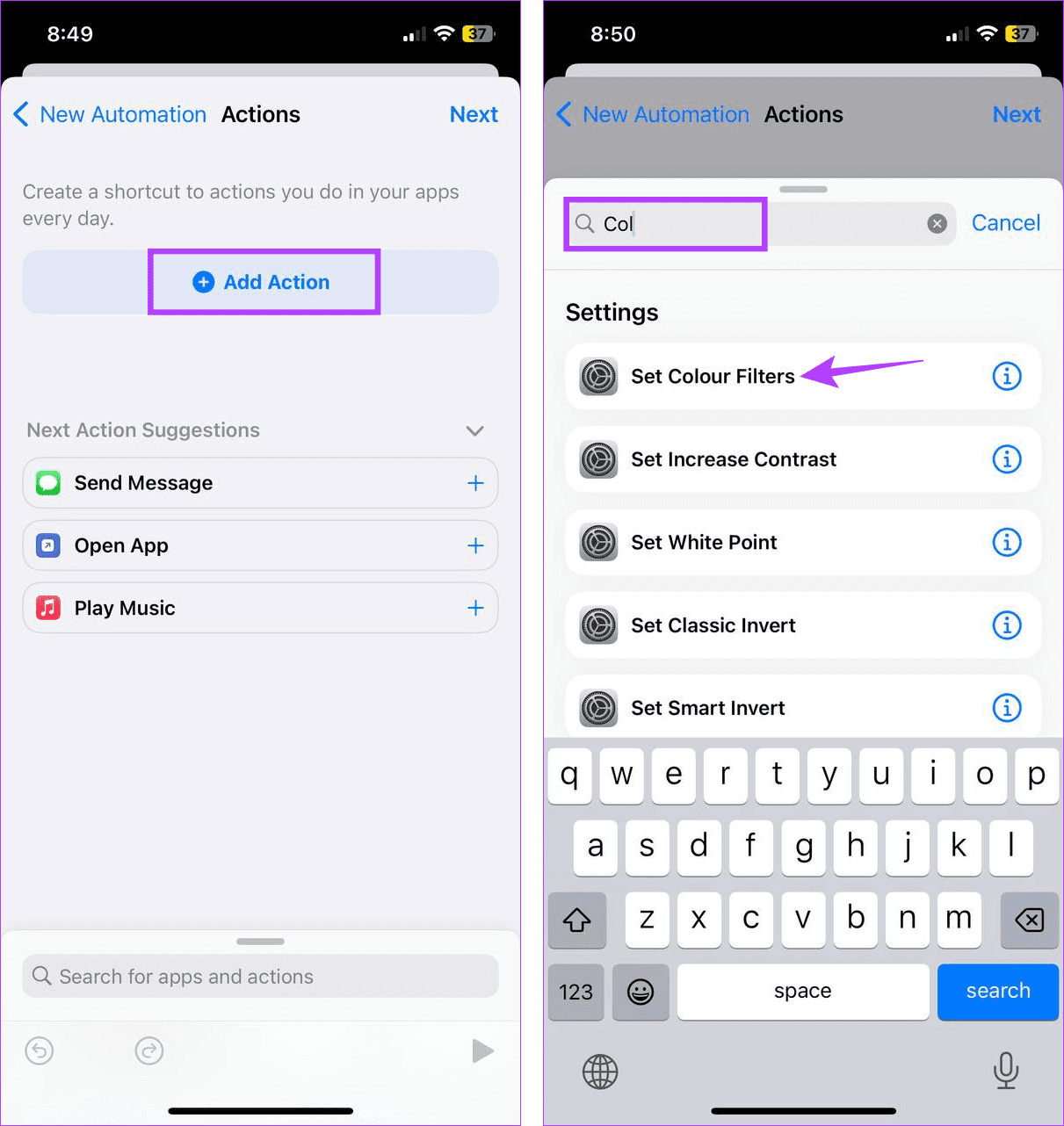 6 semplici modi per attivare la scala di grigi su iPhone e iPad