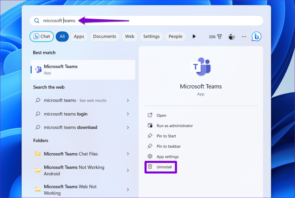 Top 7 oplossingen voor een probleem met een fout in Microsoft Teams op Windows