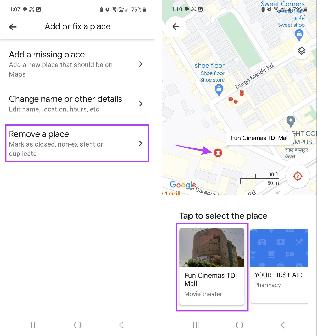 Jak dodać lokalizację lub brakujący adres w Mapach Google