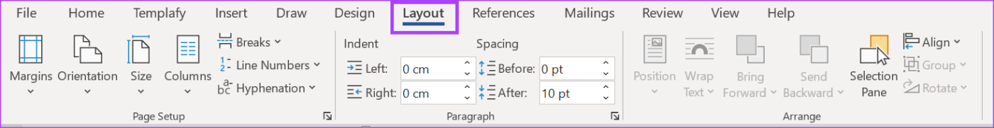 4 วิธีที่ดีที่สุดในการเข้าถึงกล่องโต้ตอบการตั้งค่าหน้ากระดาษใน Microsoft Word