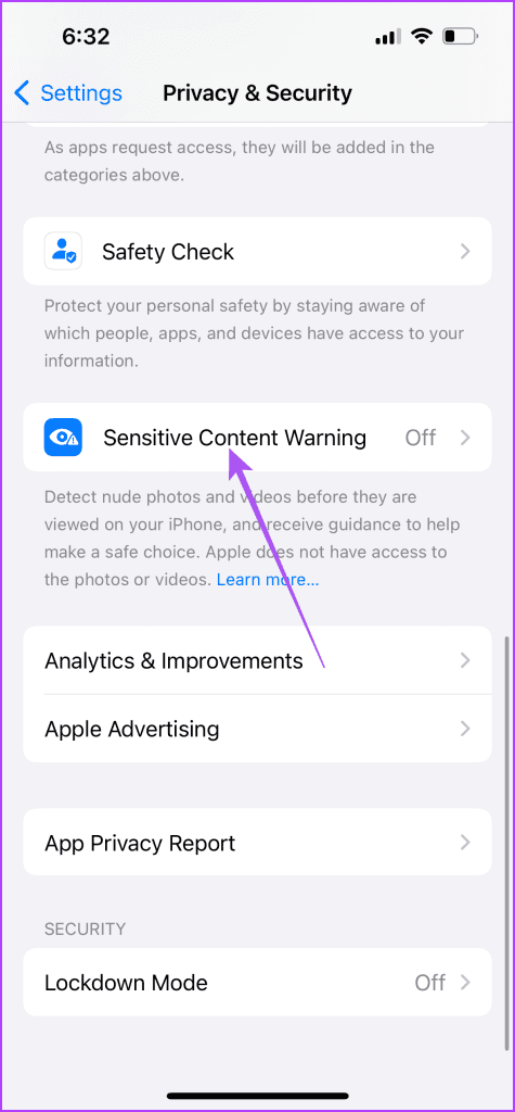 Come abilitare l'avviso di contenuto sensibile su iPhone, iPad e Mac