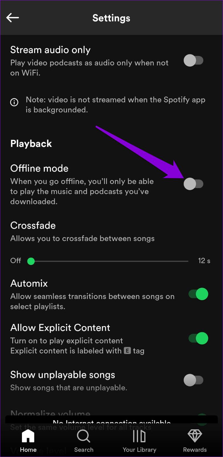 Las 6 mejores formas de solucionar el error de Spotify sin conexión a Internet disponible en Android