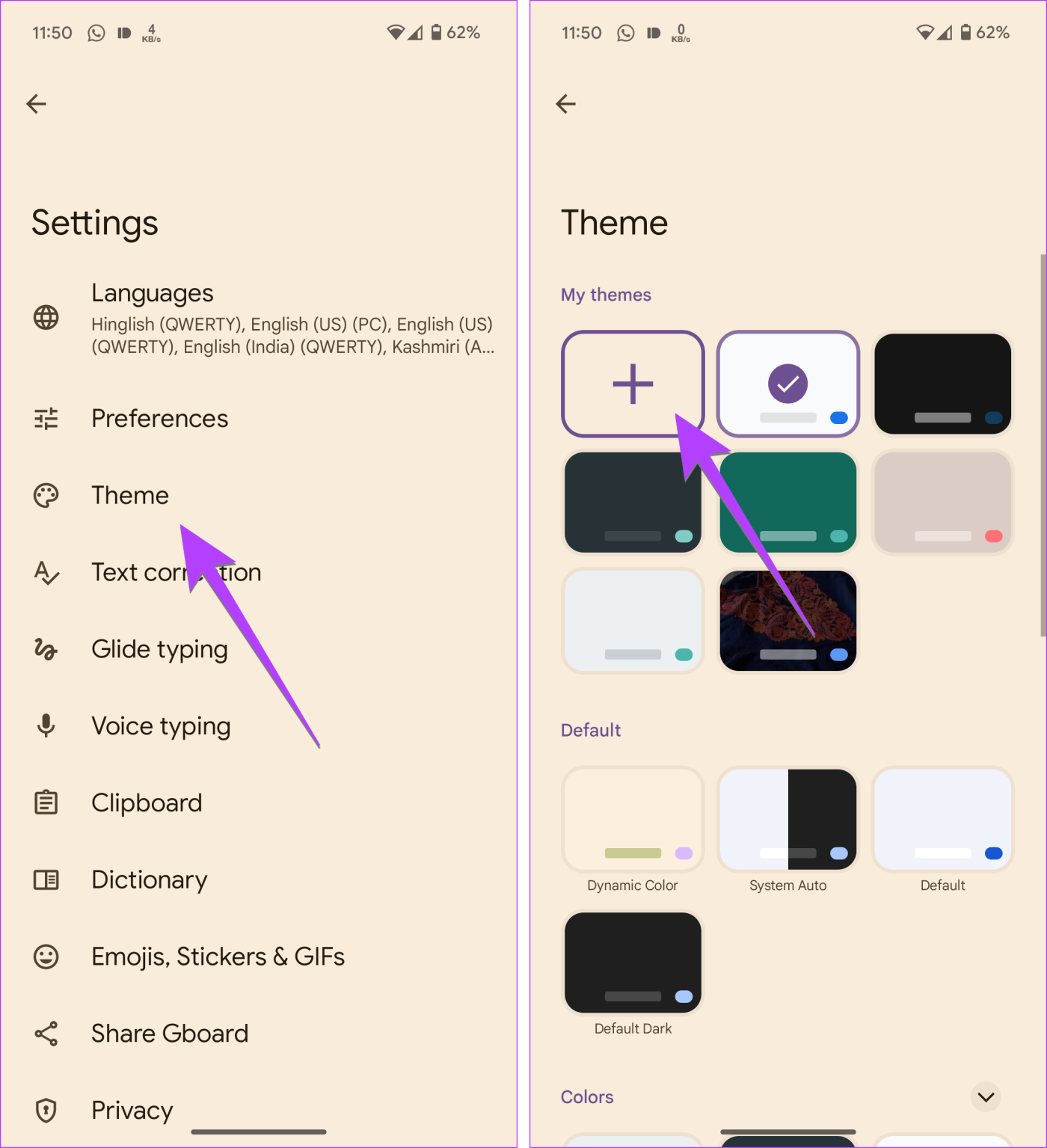 Como colocar uma imagem em teclados Android, incluindo Samsung