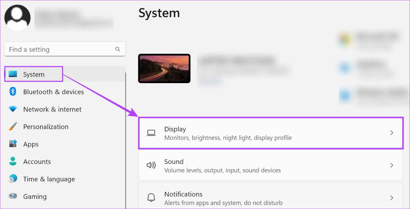 8 semplici modi per aprire le impostazioni dello schermo in Windows 11