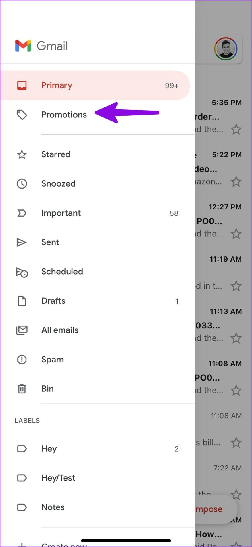 So löschen Sie alle Werbeaktionen in Gmail