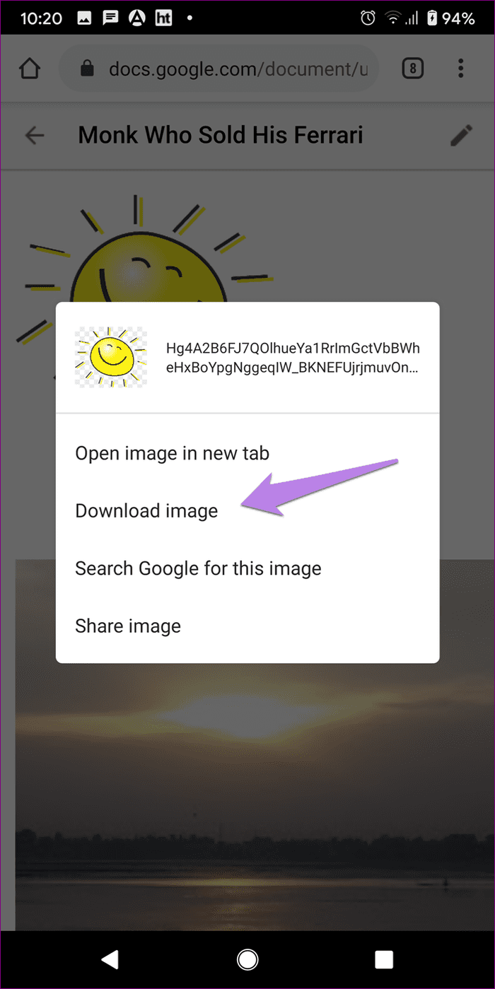 Comment télécharger et enregistrer des images de Google Docs sur téléphone et PC