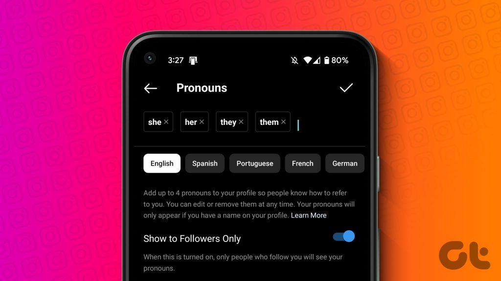 Jak dodać swoje zaimki na profilu na Instagramie