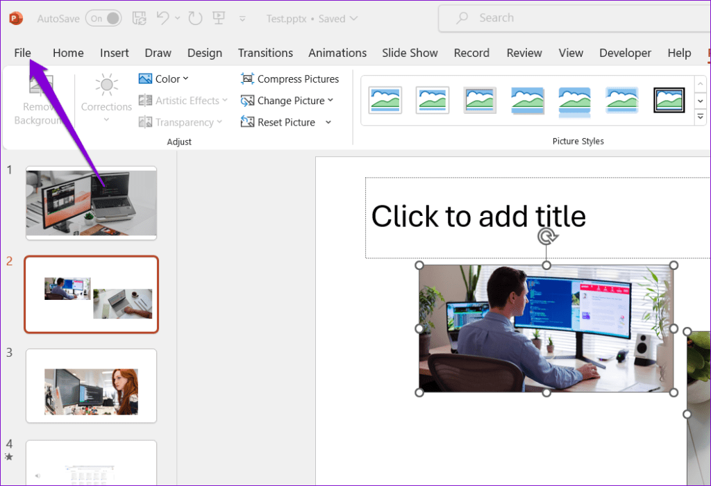 Cinco soluciones para Designer que no funcionan en Microsoft PowerPoint en Windows