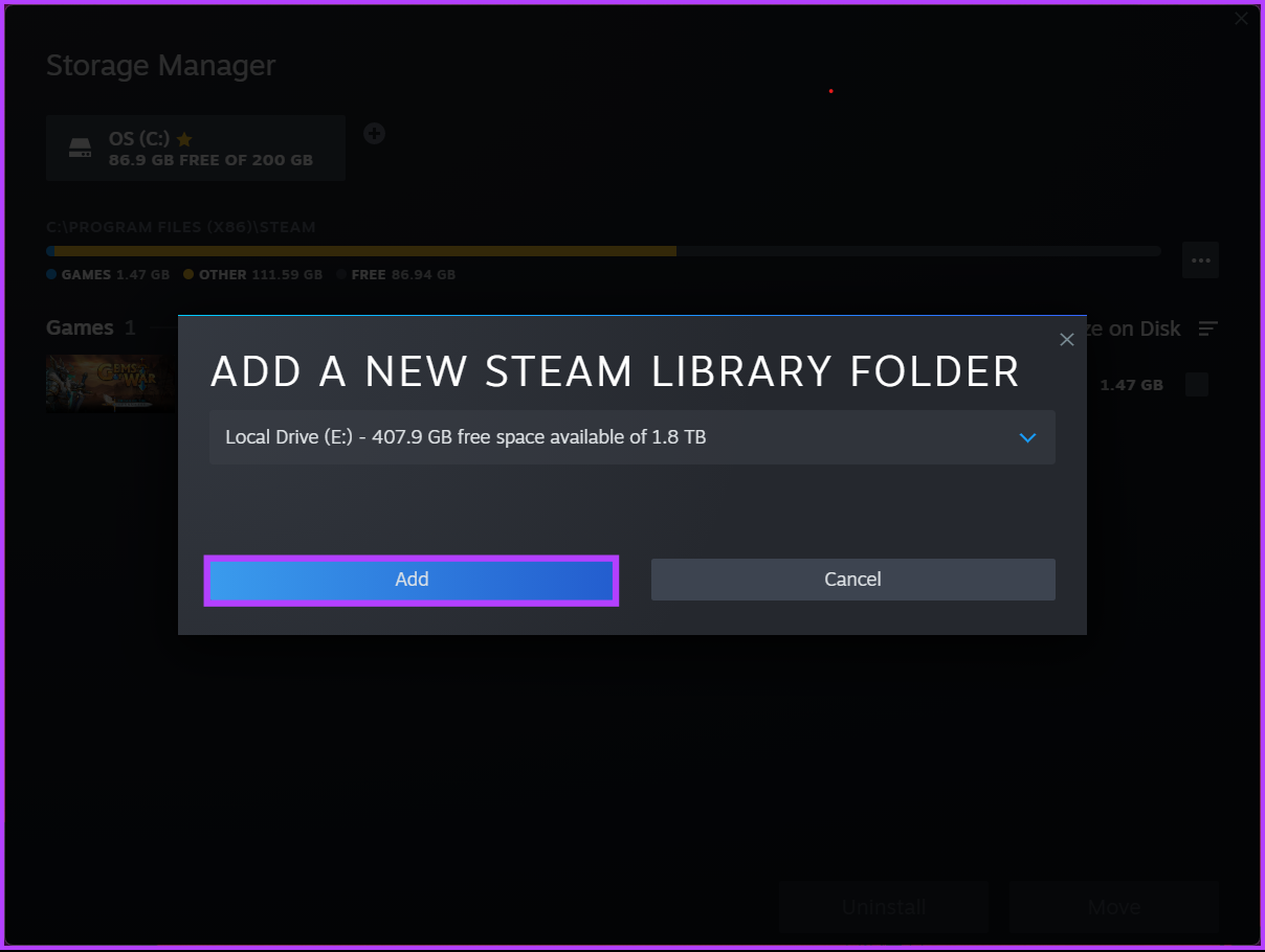 เกม Steam อยู่ที่ไหนและจะเปลี่ยนตำแหน่งได้อย่างไร