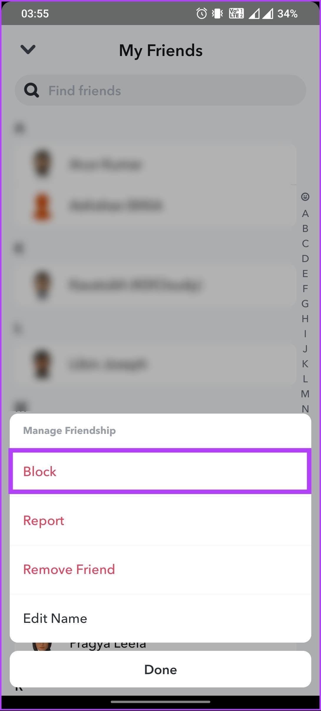 Cómo eliminar amigos en Snapchat: 2 formas rápidas