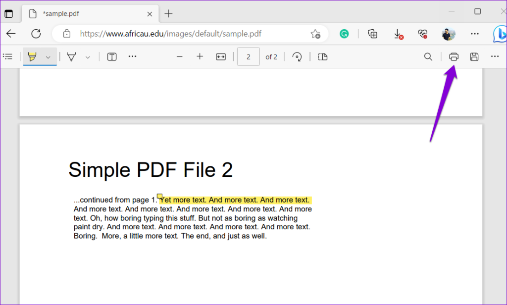 Microsoft Edge の組み込み PDF エディターを使用して PDF を編集する方法