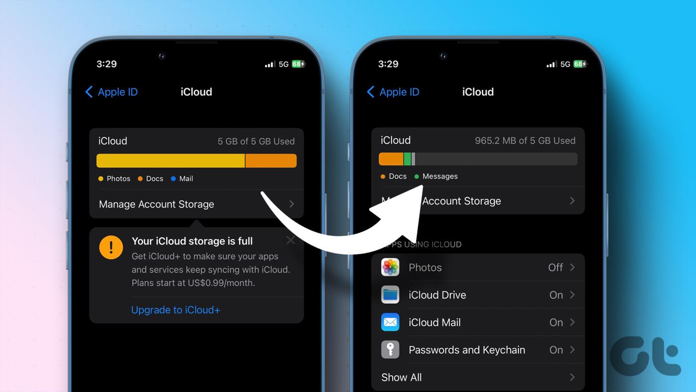 Comment effacer le stockage iCloud plein sur iPhone et iPad