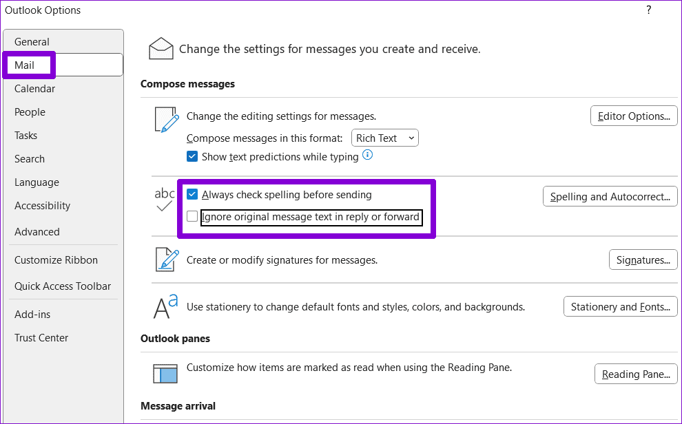 Windows용 Microsoft Outlook에서 맞춤법 검사가 작동하지 않는 6가지 수정 사항