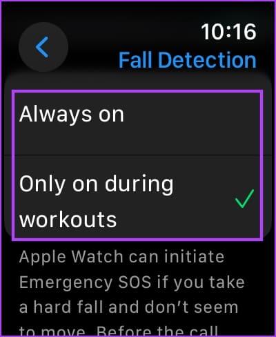 Apple Watch で転倒検出を設定して使用する方法