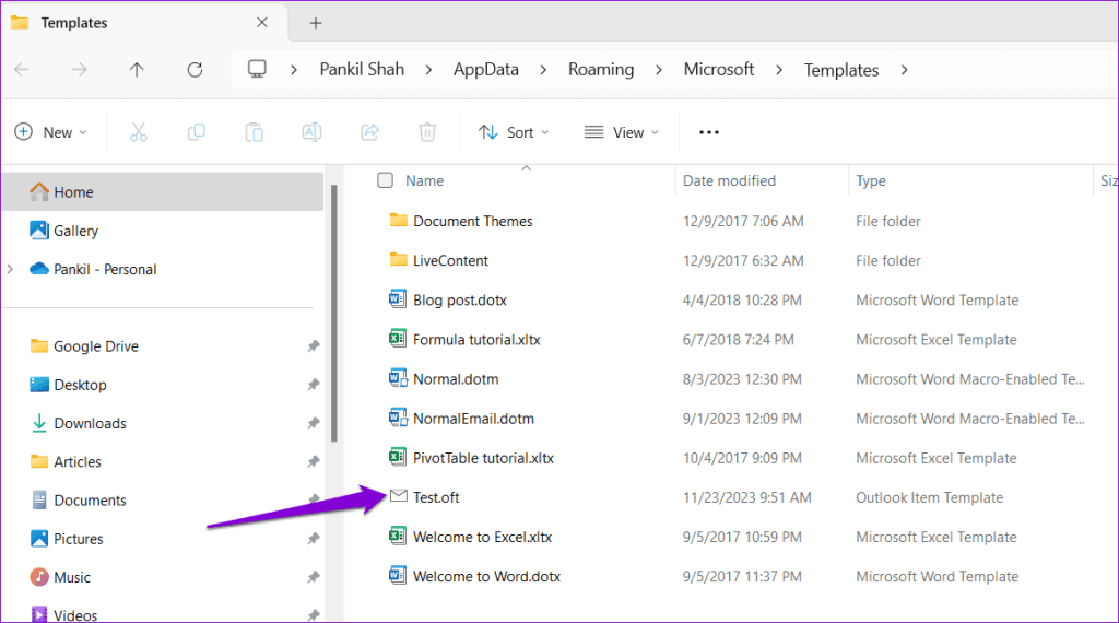 5 najważniejszych poprawek brakujących szablonów wiadomości e-mail w programie Microsoft Outlook