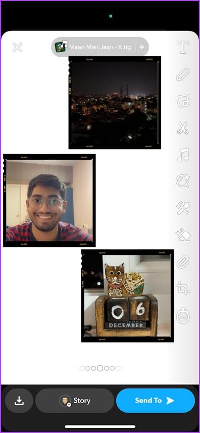 วิธีสร้างภาพต่อกันบน Snapchat บน iPhone และ Android