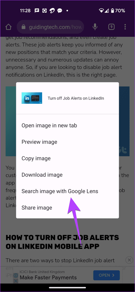 3 modi per utilizzare Google Lens per copiare testo da un'immagine