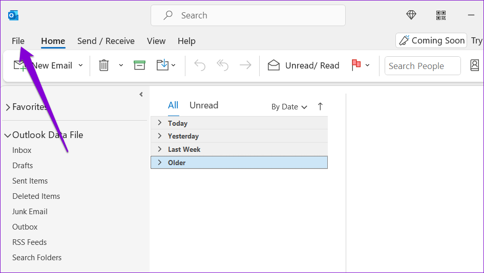 5 façons de corriger l’erreur « Impossible d’accéder au fichier de données Outlook » sous Windows
