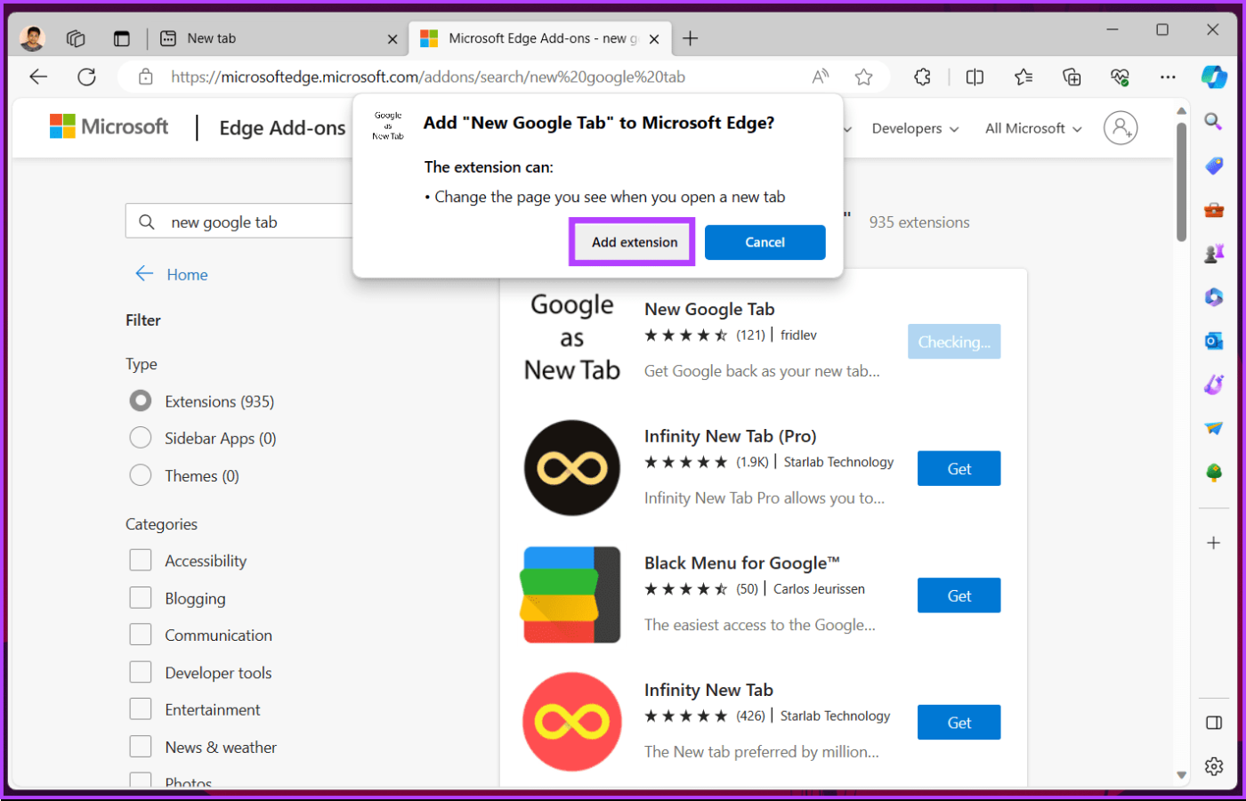 如何讓 Google 成為 Microsoft Edge 上的預設搜尋引擎