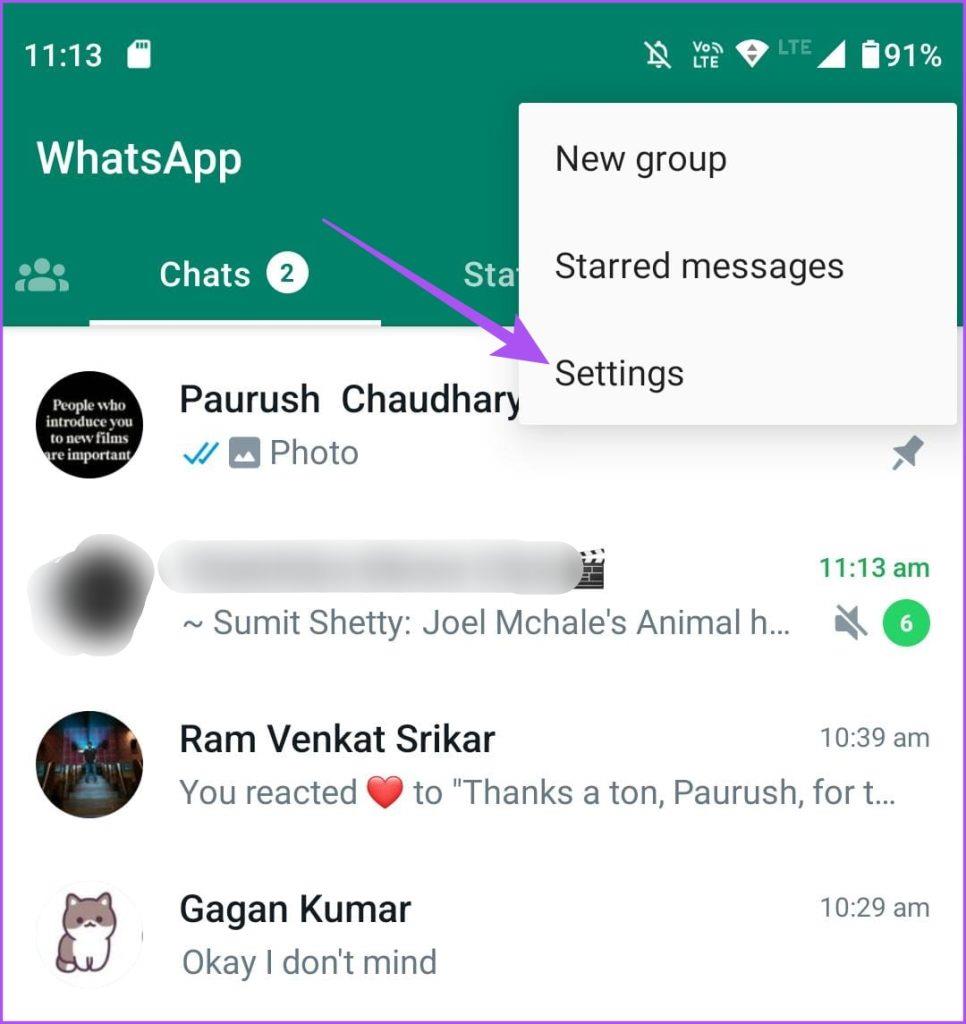 4 meilleurs correctifs pour les vues d'état WhatsApp qui ne s'affichent pas sur iPhone et Android