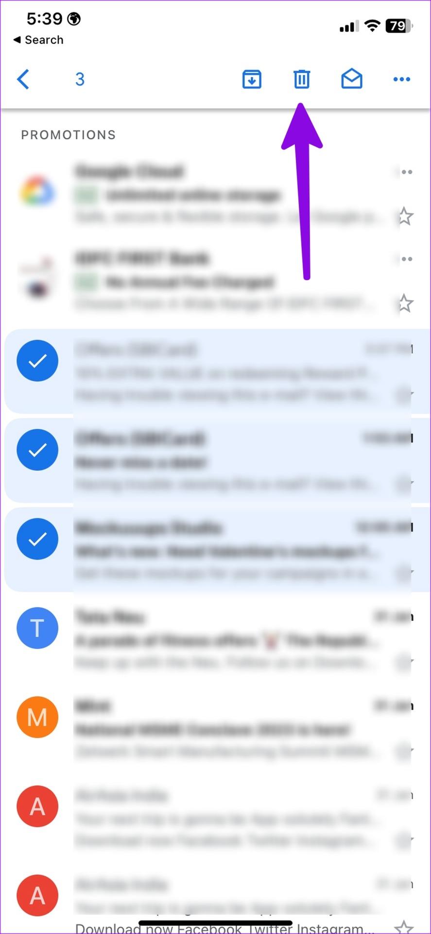 So löschen Sie alle Werbeaktionen in Gmail