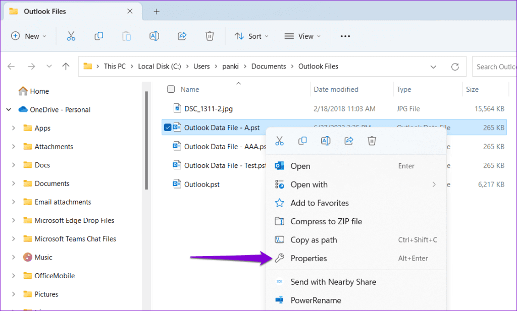 5 façons de corriger l’erreur « Impossible d’accéder au fichier de données Outlook » sous Windows
