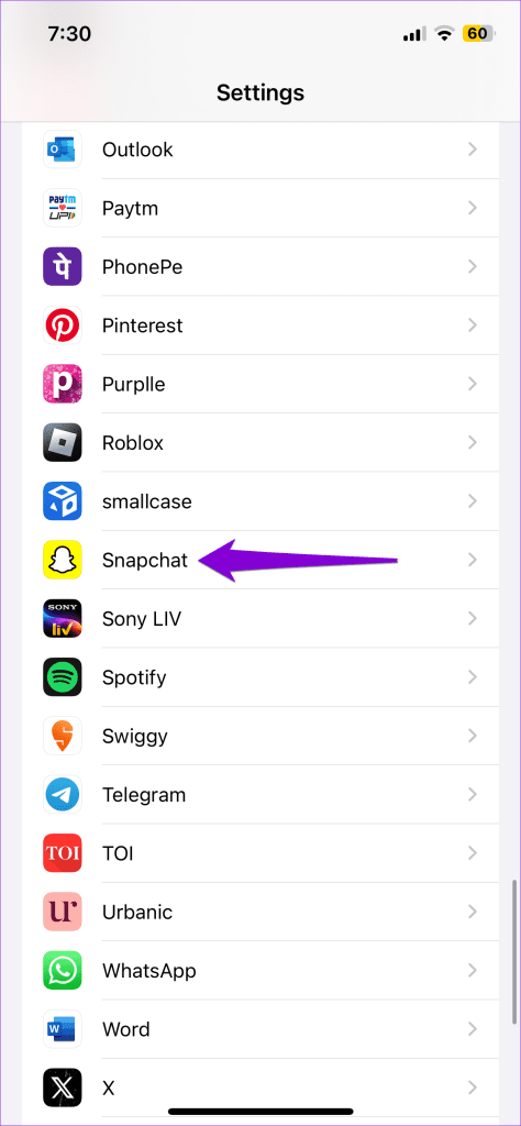 Les 7 meilleures façons de réparer les notifications Snapchat qui ne fonctionnent pas sur iPhone