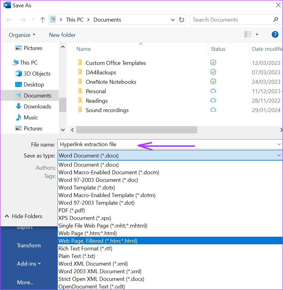 3 meilleures façons d'extraire une URL à partir d'hyperliens dans Microsoft Excel