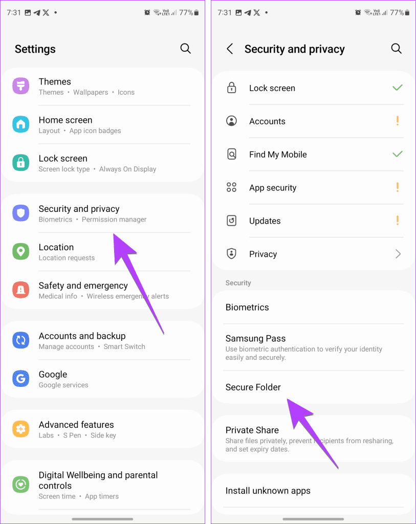 在三星 Galaxy 手機上存取安全資料夾的 5 種方法