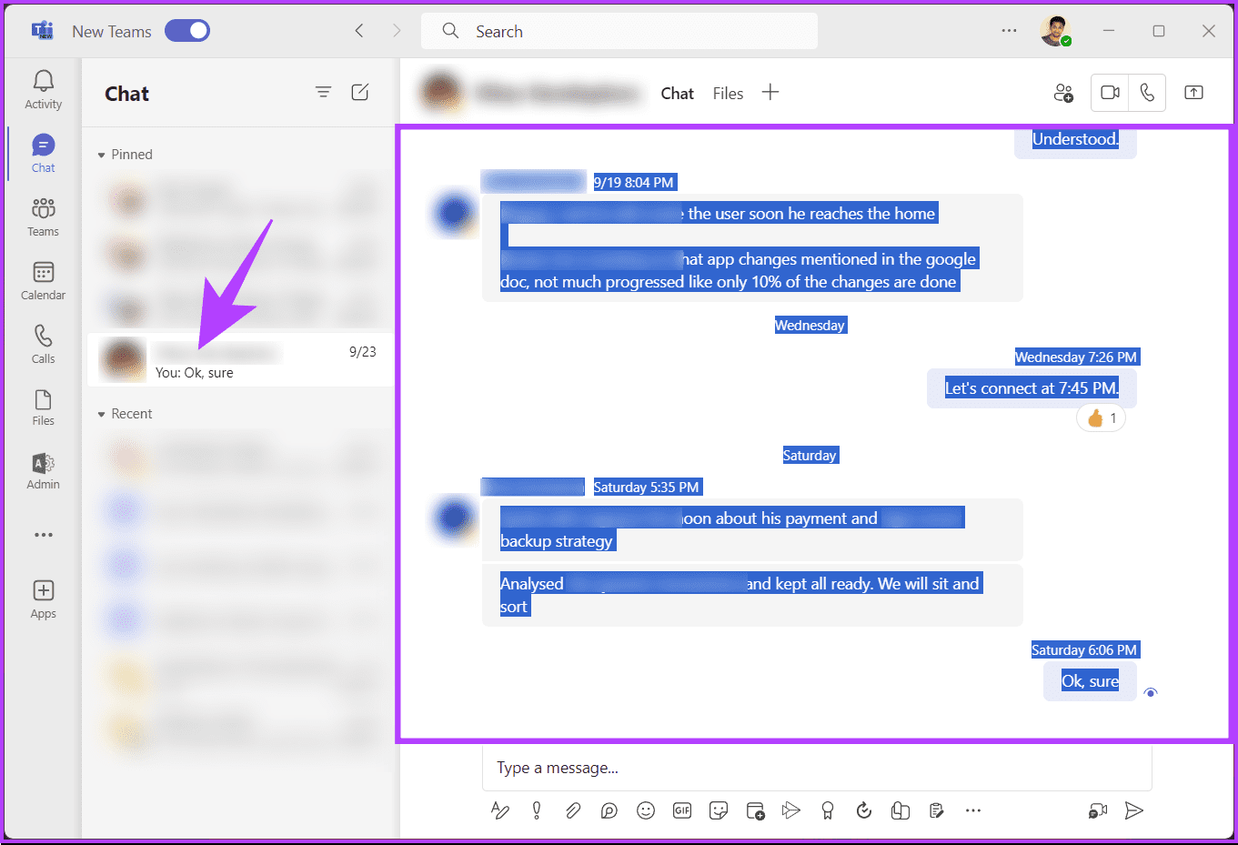 6 modi per esportare la cronologia chat di Microsoft Teams