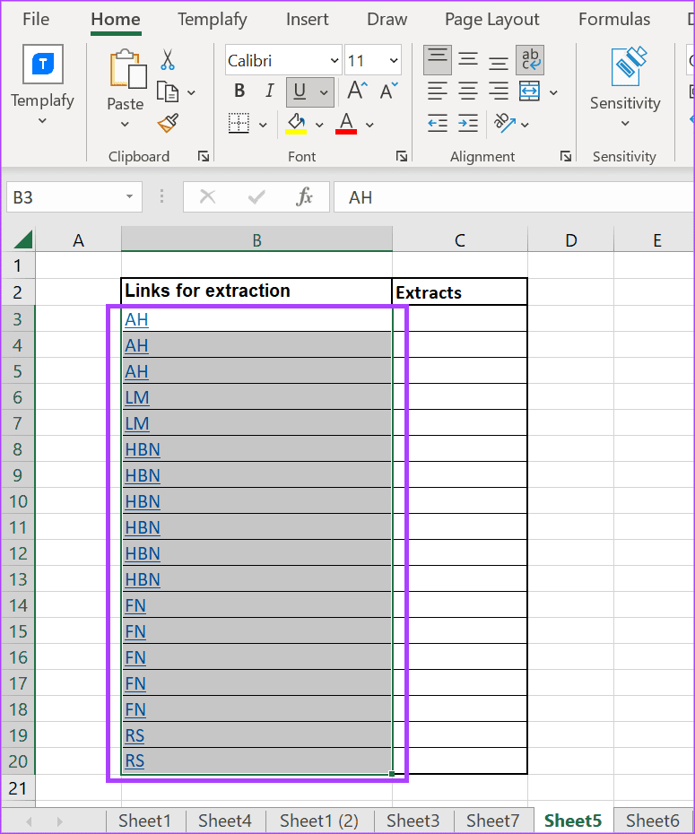 3 mejores formas de extraer una URL de hipervínculos en Microsoft Excel