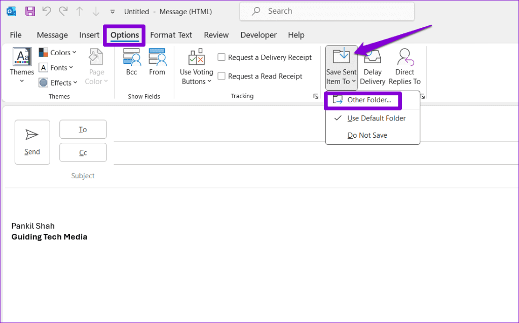 Las 6 soluciones principales para los elementos enviados que no se muestran en Microsoft Outlook para Windows