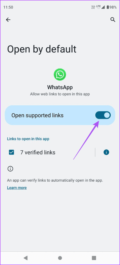 7 meilleurs correctifs pour les liens qui ne s'ouvrent pas dans WhatsApp sur iPhone et Android