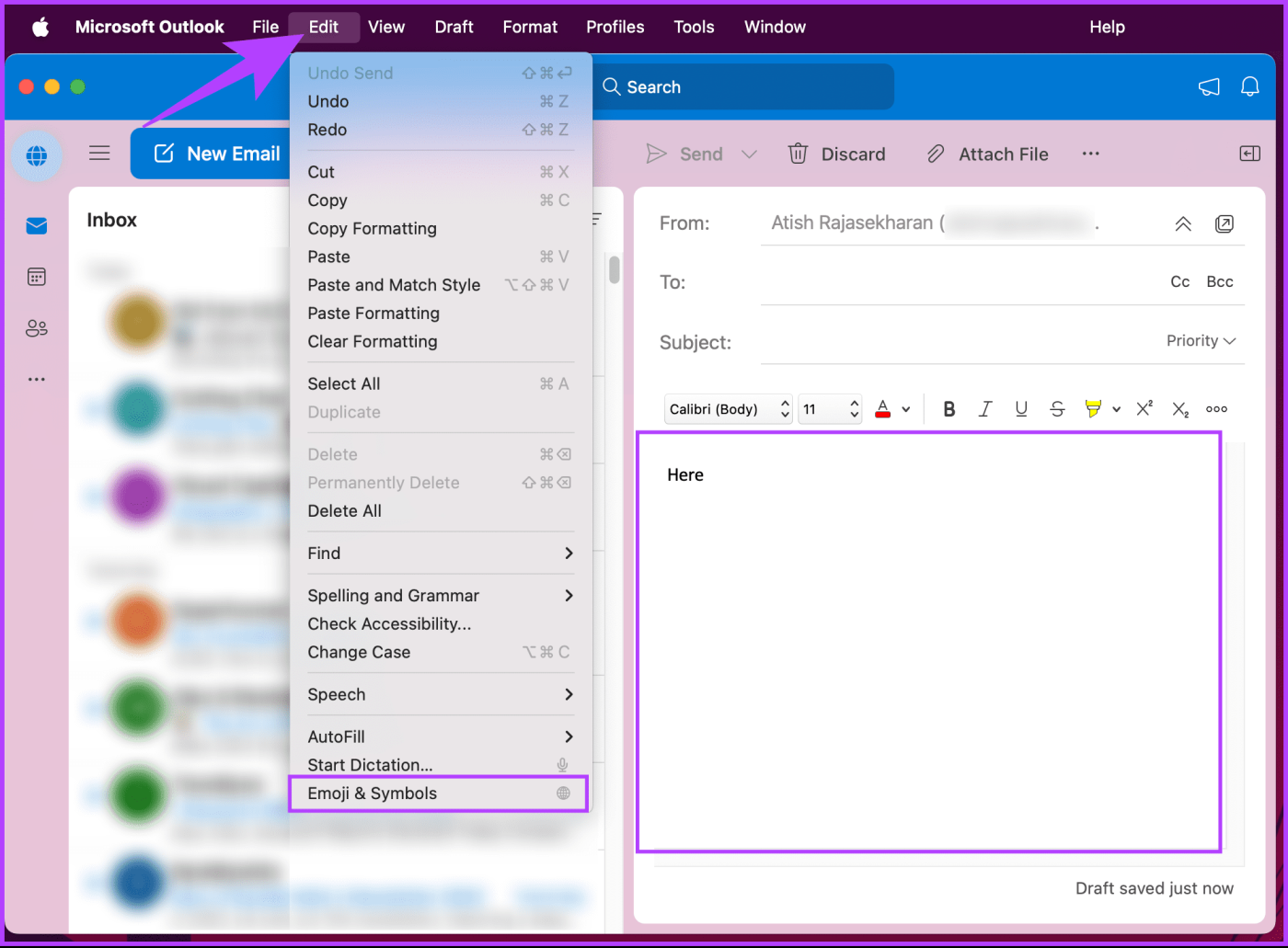 วิธีแทรก Emojis ในอีเมล Microsoft Outlook