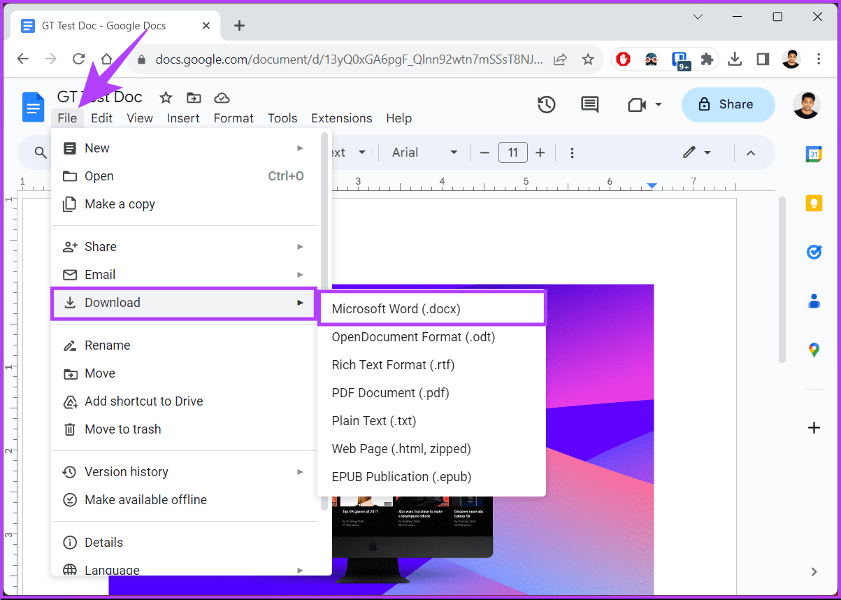 Como baixar e salvar imagens do Google Docs no telefone e no PC