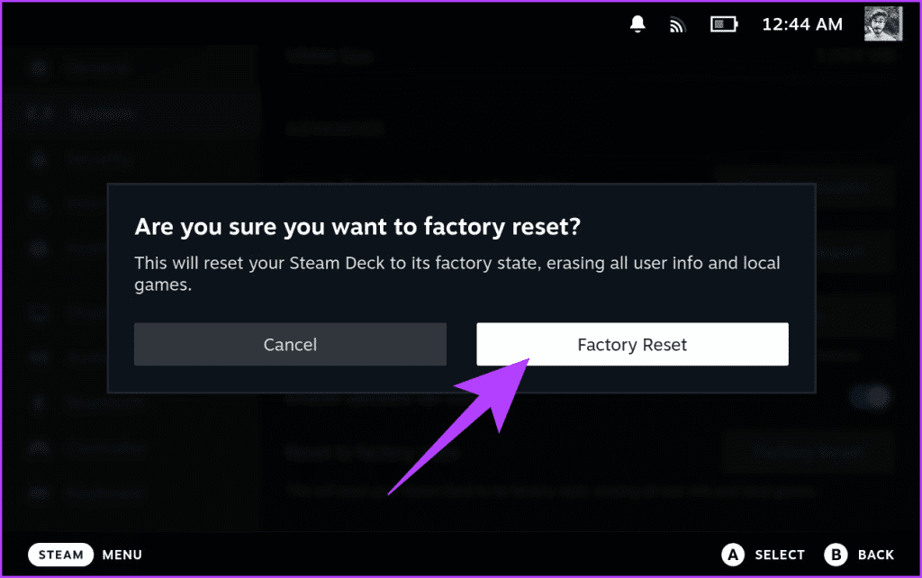 如何將 Steam Deck 恢復原廠設定：完整指南