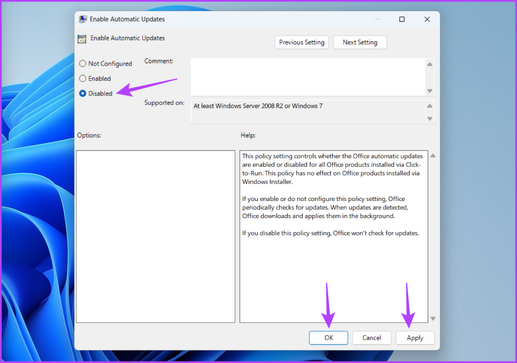 4 mejores formas de deshabilitar las actualizaciones de Office en Windows 11
