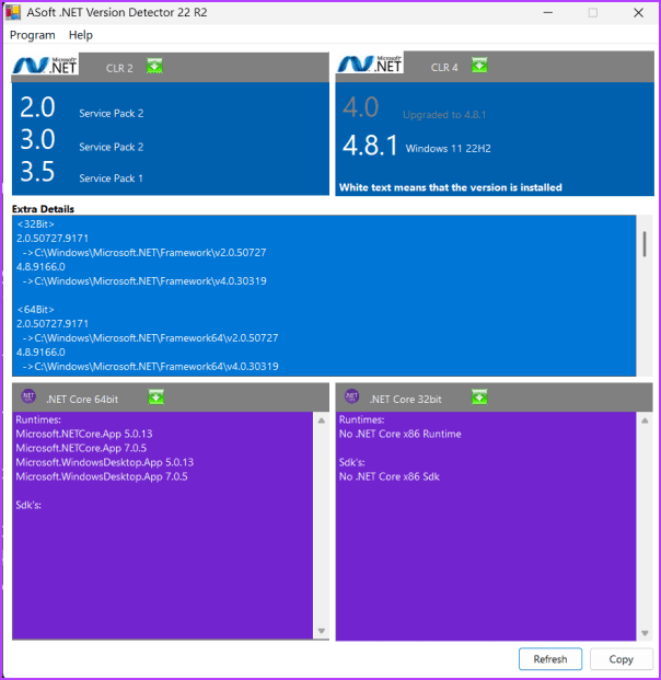 在 Windows 10 和 Windows 11 上檢查 .NET Framework 版本的 5 種快速方法