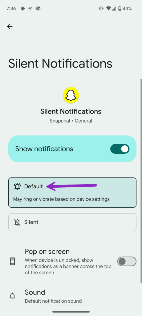 Dez principais maneiras de corrigir o som de notificação do Snapchat que não funciona